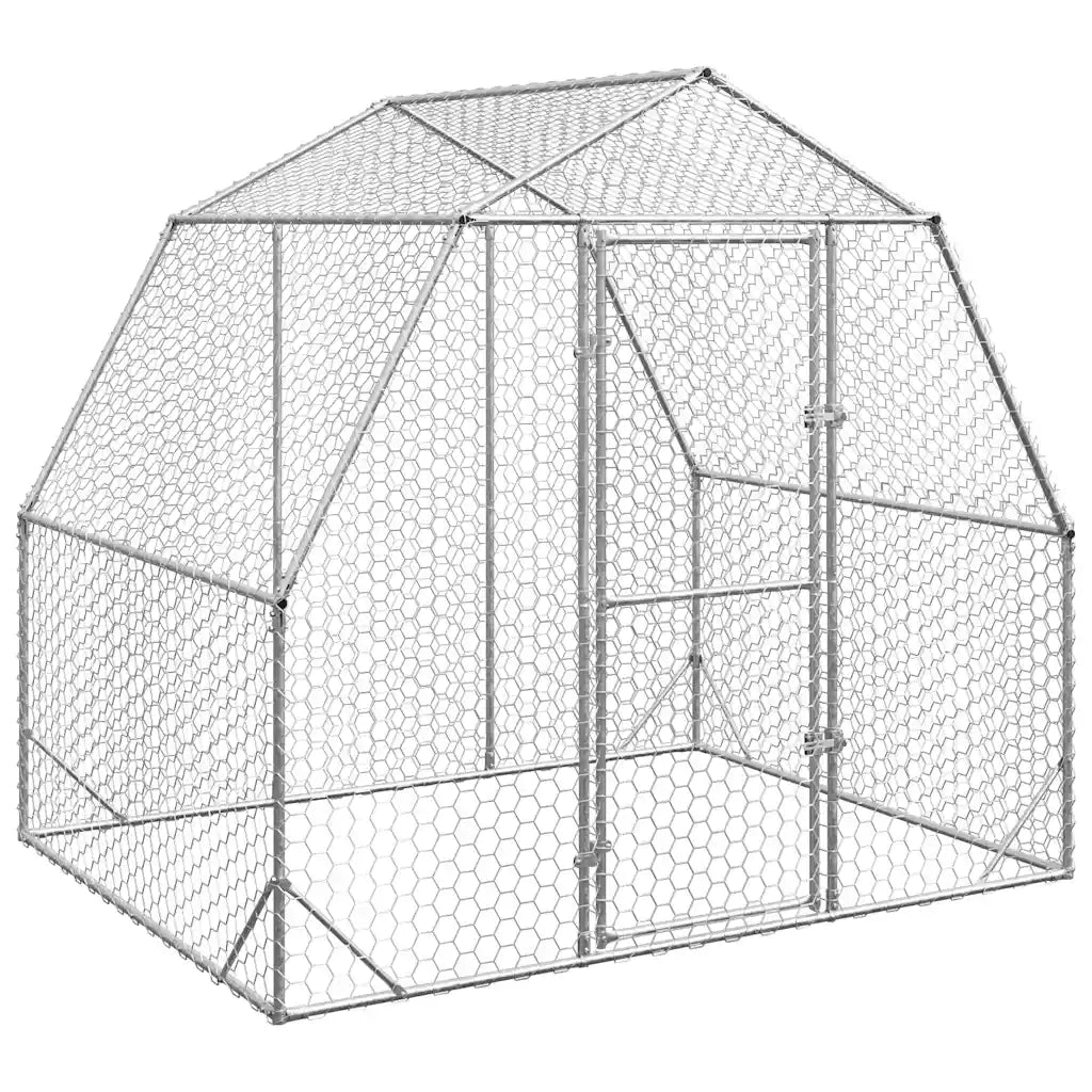 Recinto per Polli 2,5x2x2,25 m in Acciaio Zincato CFW3857700