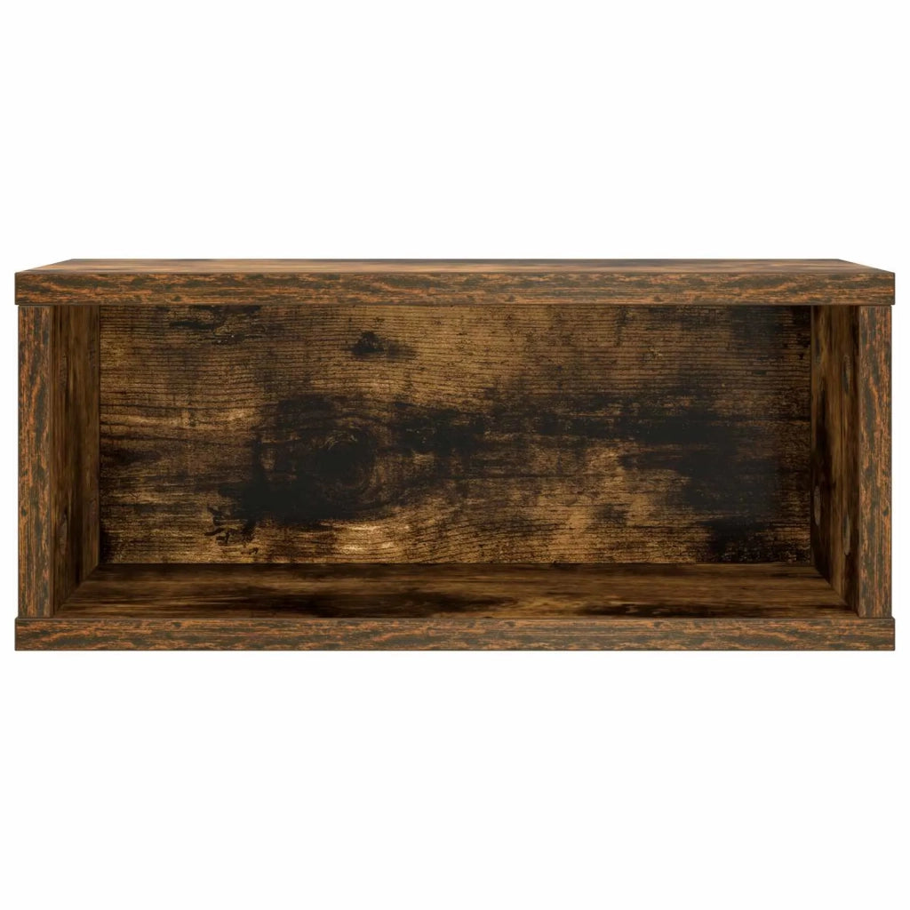 Rack per Stoccaggio CD Rovere Fumo 40 x 17 x 17 cm 8012718