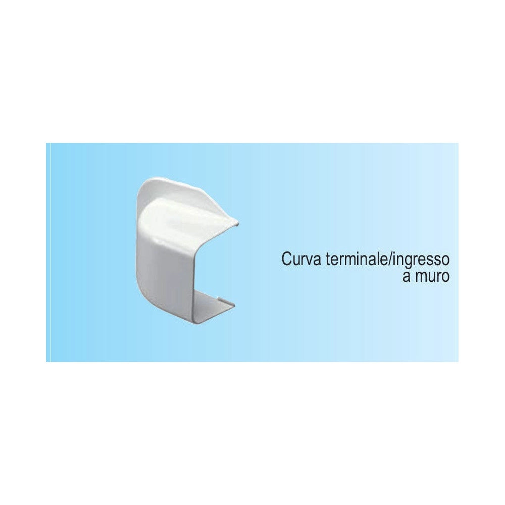 First profilfreddo 90x65mm curva a muro per canalina