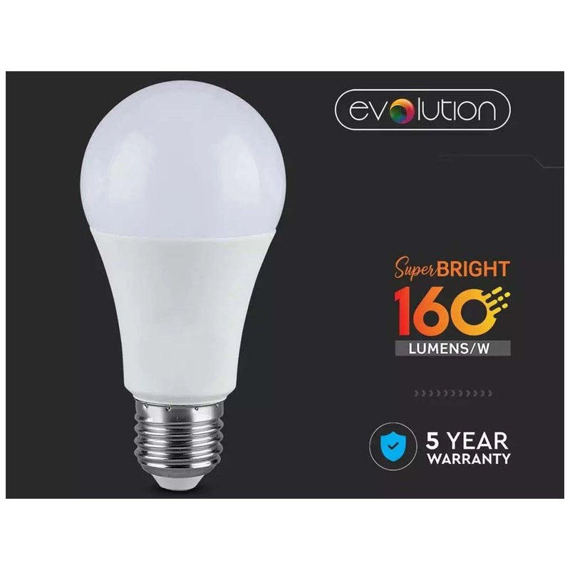 Lampada Led E27 A60 9,5W 1521lm Bianco Neutro 4000K 160LM/W Massimo Risparmio SKU-2810