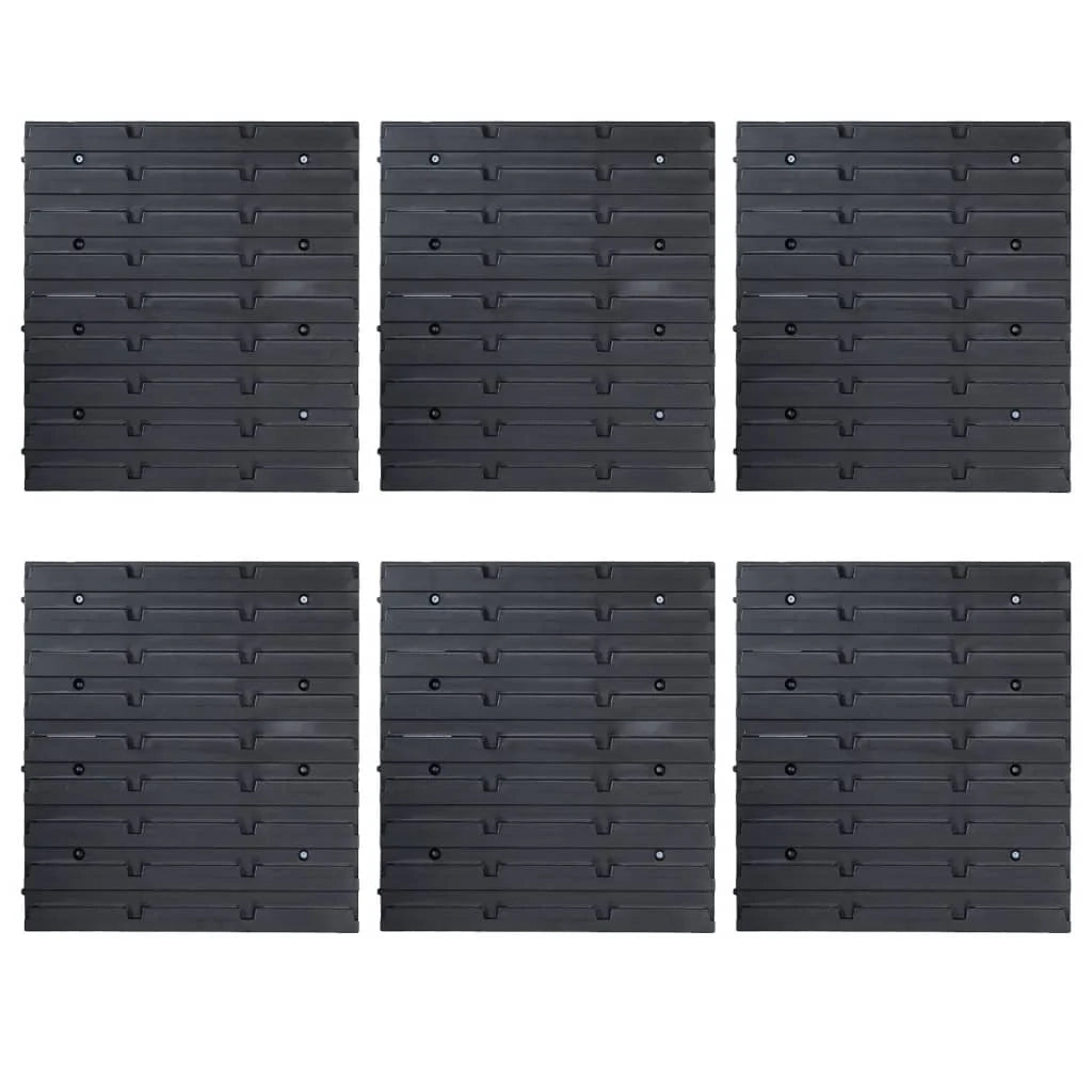 Kit contenitore portaoggetti e pannello da parete blu e nero da 96 pezzi 02_0003853