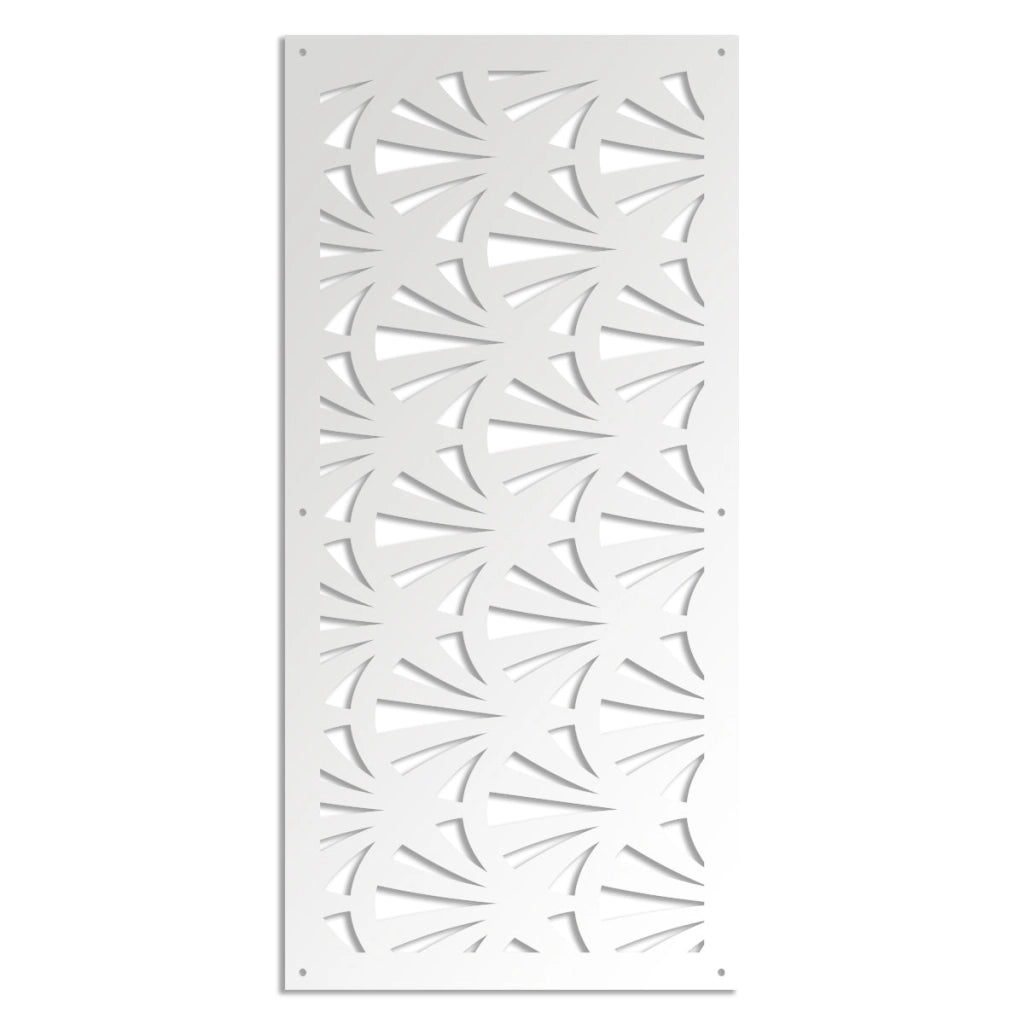 WINDSHELL - Pannello in PVC traforato - Parasole Colore: bianco, Misura: 73x148 cm