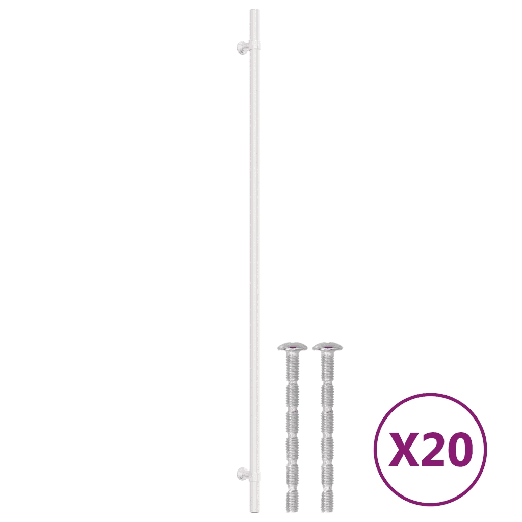 Maniglie per Mobili 20 pz Argento 480 mm in Acciaio Inox CFW3923764