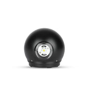 Luce faretto da muro a led da esterno giardino 6W LED Wall Light Light Brack Body Round IP65 3000K