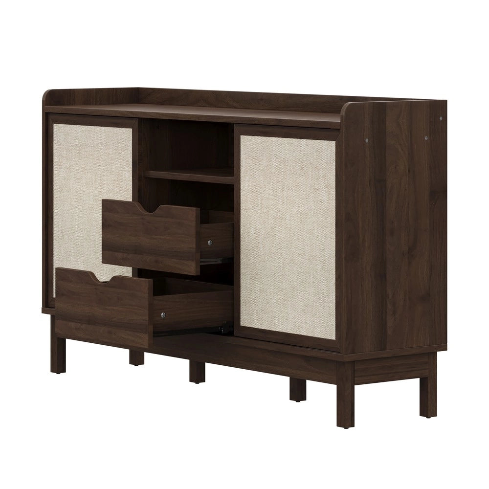 Mobile Credenza con Ante Scorrevoli e Cassetti ¨C MINIMAL ¨C Legno, Soggiorno e Sala da Pranzo