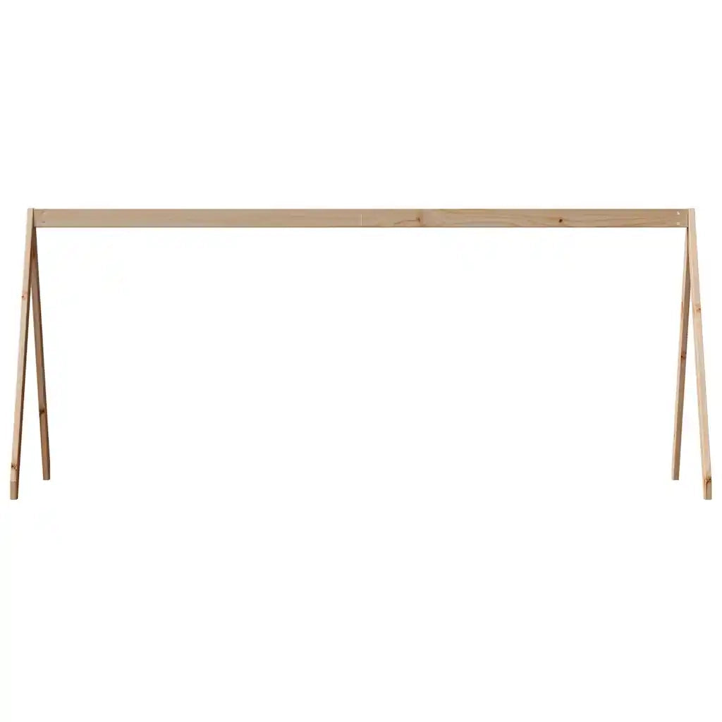 Tetto per Letto Bambini 199x80,5x88 cm Legno Massello di Pino