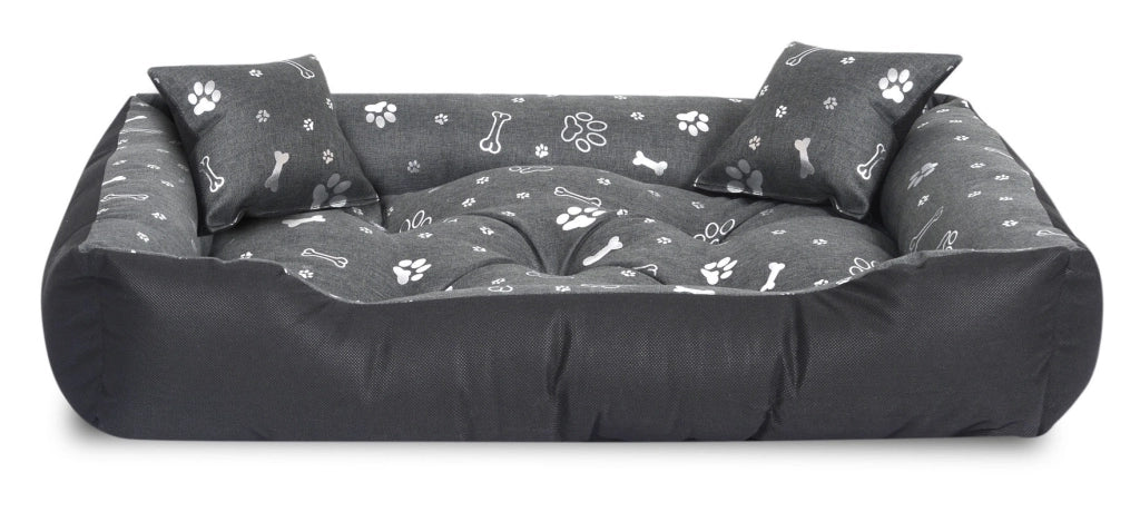 AIO FACTORY 100x75 cm Letto per cani impermeabile Silver Bones
