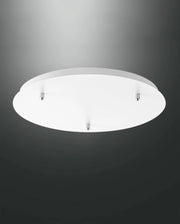3481-51-102 EDISON MONTATURA BIANCA TONDA 3 FORI D.50cm