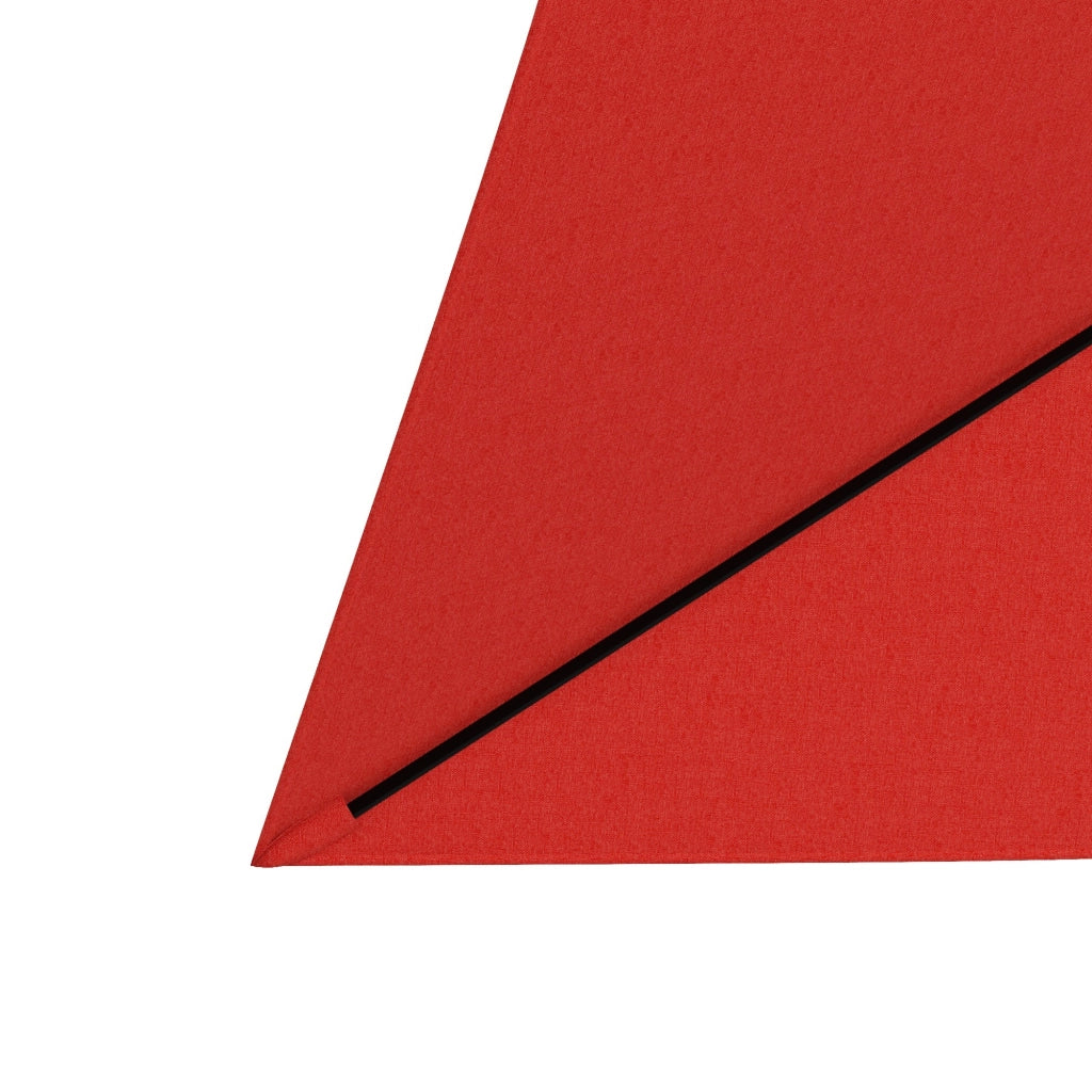 Ombrellone Rettangolare Inclinabile 2x3m ¨C Xylo ¨C Rosso Poliestere Impermeabile 180g/m2
