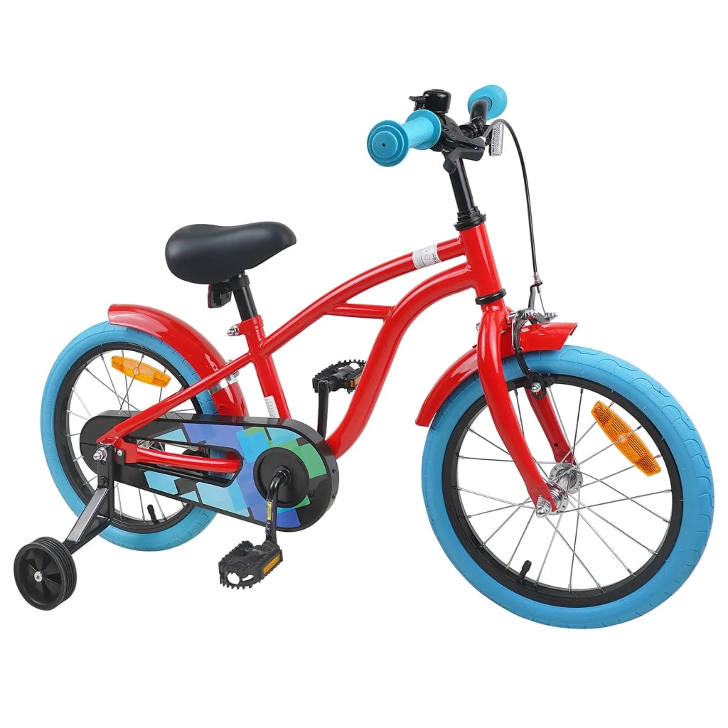 Bicicletta per Bambini | Bici per bambini 16 Pollici per bambini di 4-6 anni Rosso
