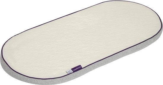 Matrasso in schiuma per lettino e passeggino 66x28 cm - bianco 3111 - Comfortevole ClevaFoam - respirante - sostenente