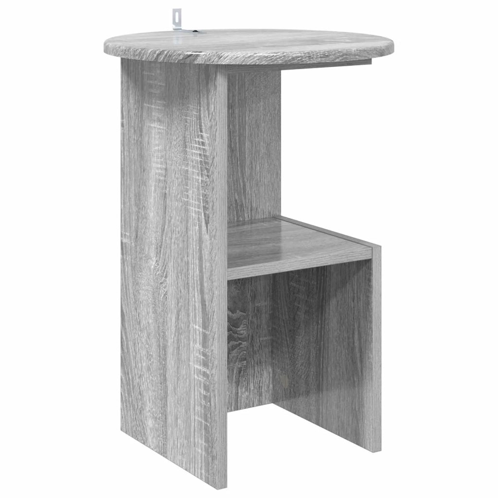Tavolo laterale Grigio Sonoma Ø 39,5 x 55 cm