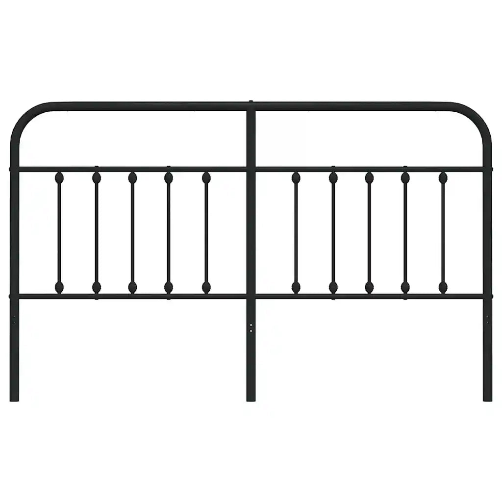 Testiera di Ricambio in Metallo Nero 180 cm 352614