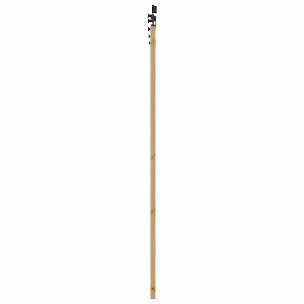 Porta scorrevole ORKDAL Naturale e Nero 73,5 x 198,5 cm 3331987