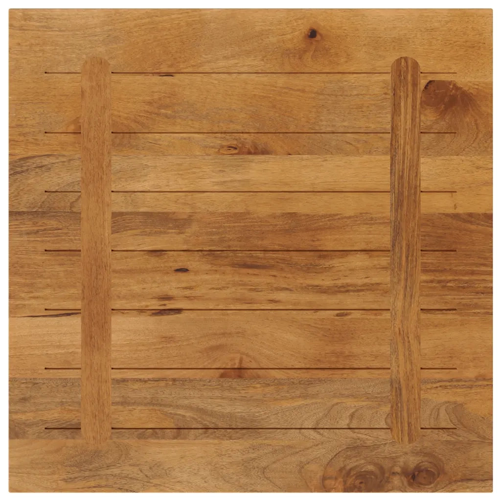 vidaXL Piano per Tavolo 80x80x2,5 cm Quadrato Legno Massello di Pino