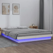 Giroletto LED Bianco 120x190 cm Small Double Legno Massello 820008
