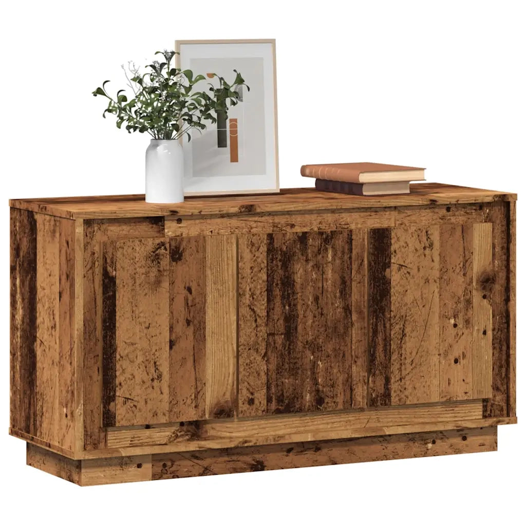 Credenza Legno Antico 102x35x55 cm in Legno Multistrato