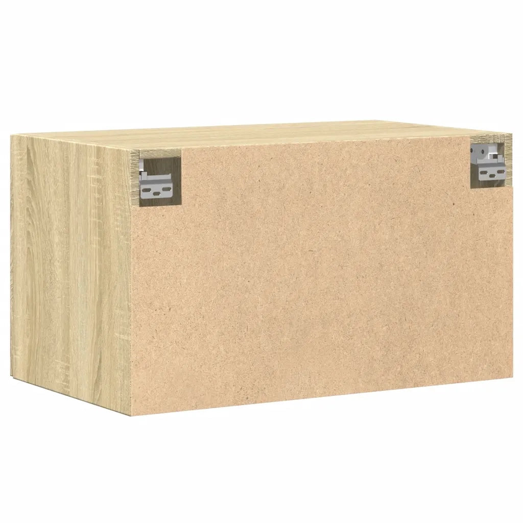 vidaXL Mobile a Parete Rovere Sonoma 70x42,5x40 cm Legno Multistrato