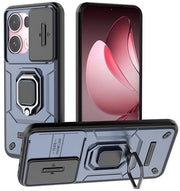 Coprimessa OPPO Reno 13 5G - Resistente allo shock - Copertura TPU/PC - Orecchini per chiavi - Supporto girevole - Rotazione 360° - Coprimessa per smartphone
