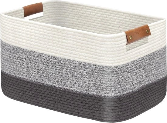 Asciugamano grande pieghevole - storage multifunzionale - 1 pezzo - grigio graduato - 54,9 x 38 x 30 cm