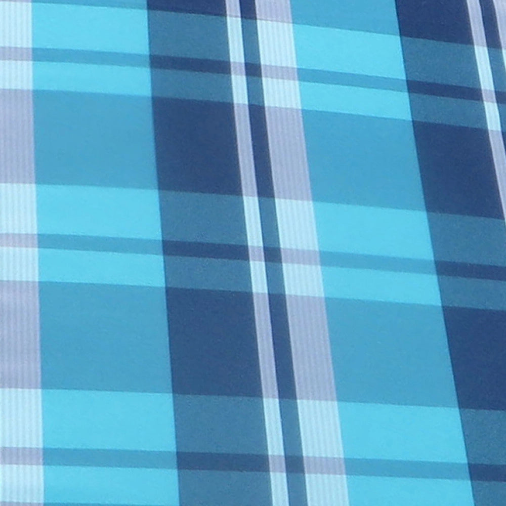 CUSCINO REAL LETTINO QUADRI BLU