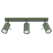 Plafoniera Pure Lume TORQUE oliva 45cm 3 spot GU10