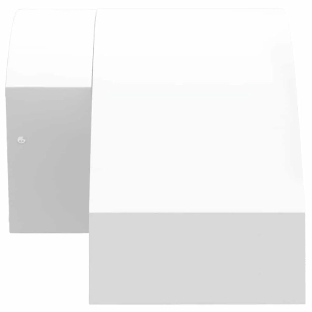 Set di 2 eleganti e versatili applique LED da esterno IP54 27,5 x 7 x 10 cm in alluminio bianco 02_0056594