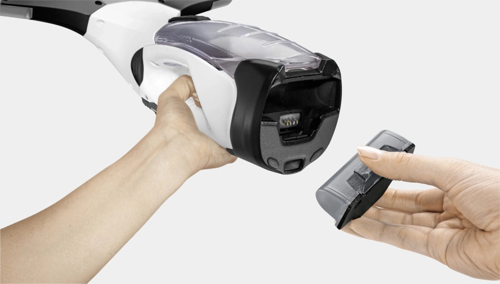 KARCHER Lavavetri a batteria WV 5 Plus N Battery - Serbatoio acqua sporca: 100 ml - Autonomia: 35 min - Tempo di ricarica della batteria: 185 min