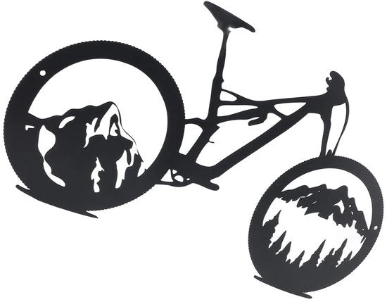 Decorazione da Parete per Mountain Bike - Moderna - Decorazione da Parete Infrangibile - Decorazione da Parete Sportiva - Decorazione da Parete per Interni - Design Duraturo - Arte da Parete