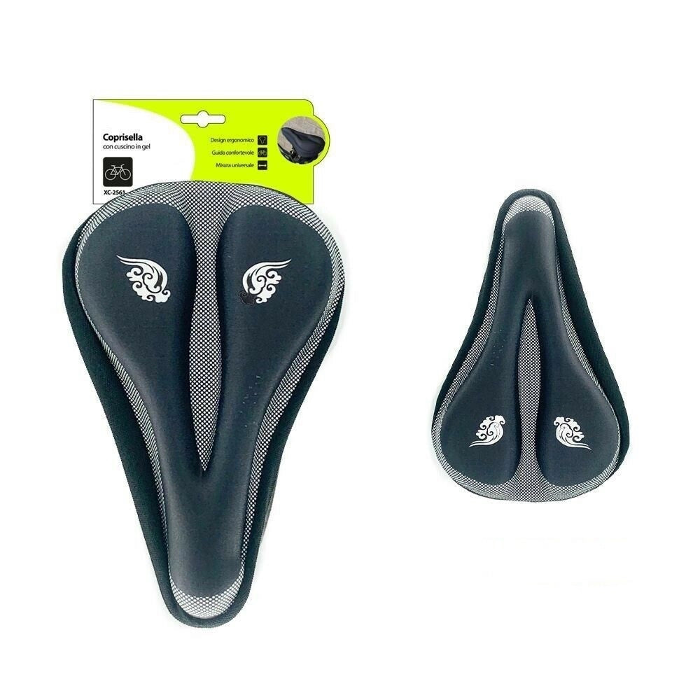 Trade Shop - Coprisella Copertura Sella Sellino Cuscino In Gel Per Bici Bicicletta Xc-2561 -