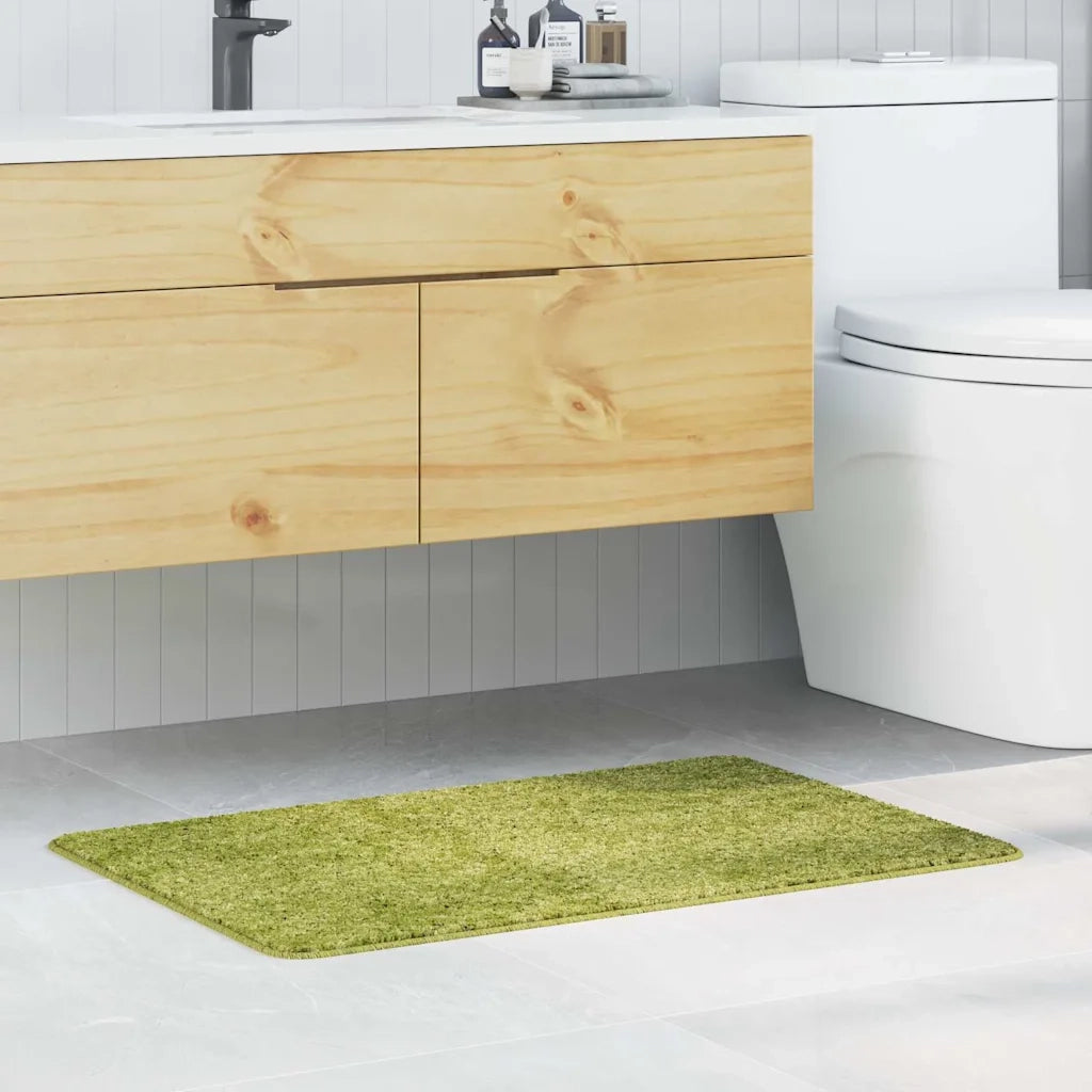 Tappetino da bagno antiscivolo Verde 60 x 90 cm PP 4019839