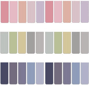 Leggii per libri da 30 pezzi - Etichette magnetiche - Colorate - Disegni geometrici - Per bambini/studenti - Carta/Magnetica