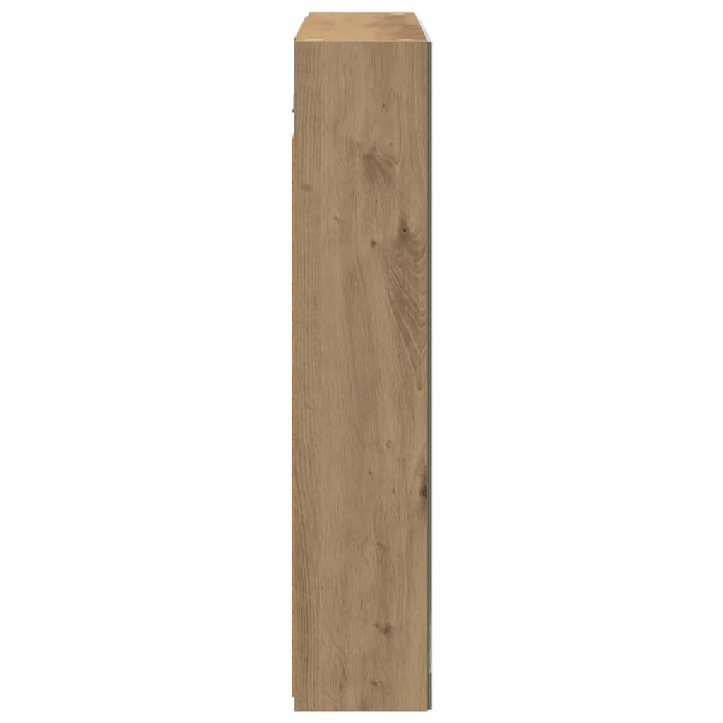 Mobiletto per specchio da bagno con porta Rovere Artigianale 889110