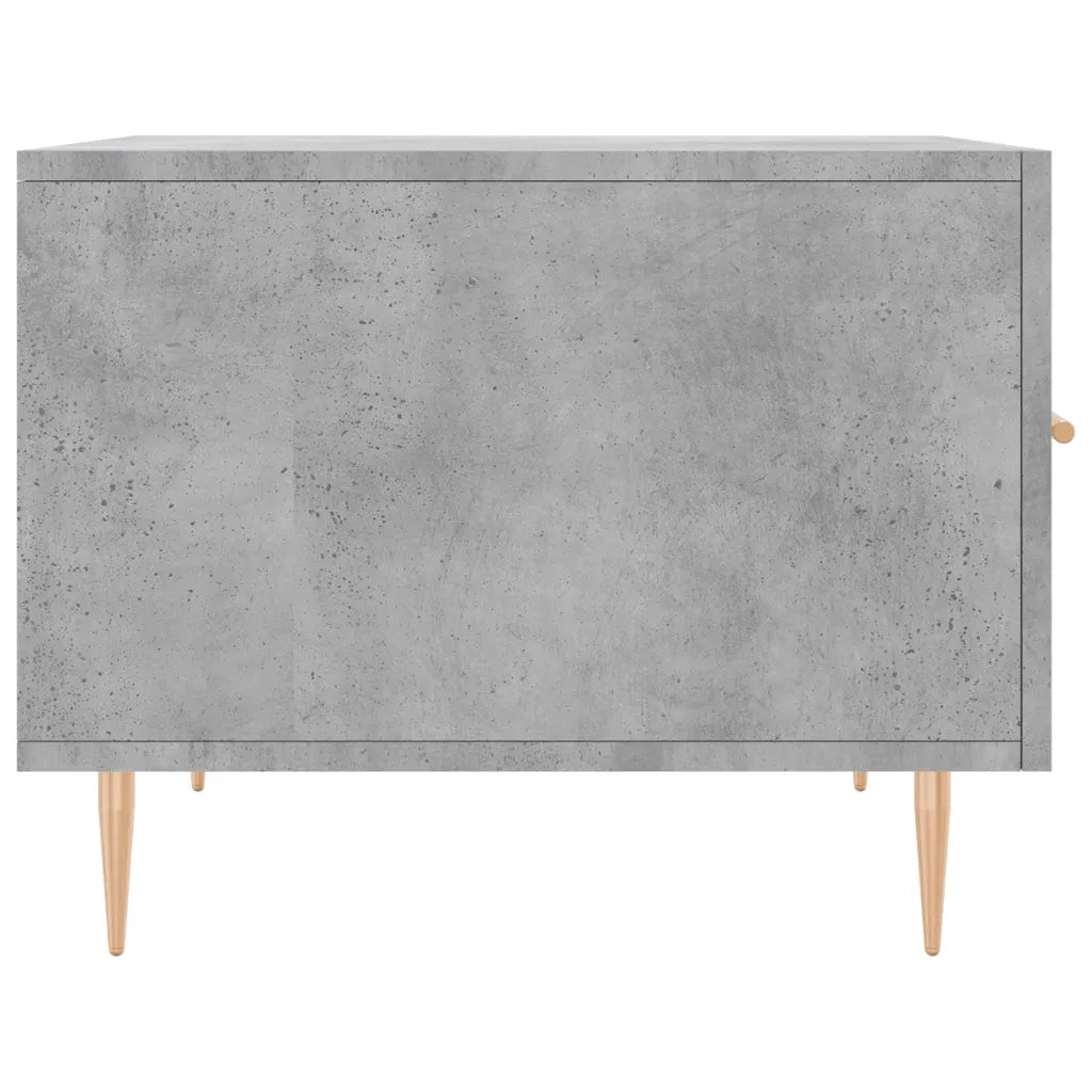 2 pz Tavolini salotto | Tavolino da caff¨¨ | Tavolino da Soggiorno Grigio Cemento 50x50x40 Legno Multistrato