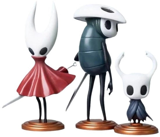 Figurine di Hollow Knight, decorazione per il desktop, decorazione per torte, decorazione per il case del computer (set di 3)