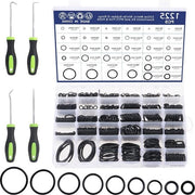 Set di sigillatura O-ring assortimento 32 misure gomme sigillanti - 1225 pezzi con set di penna e chiodo
