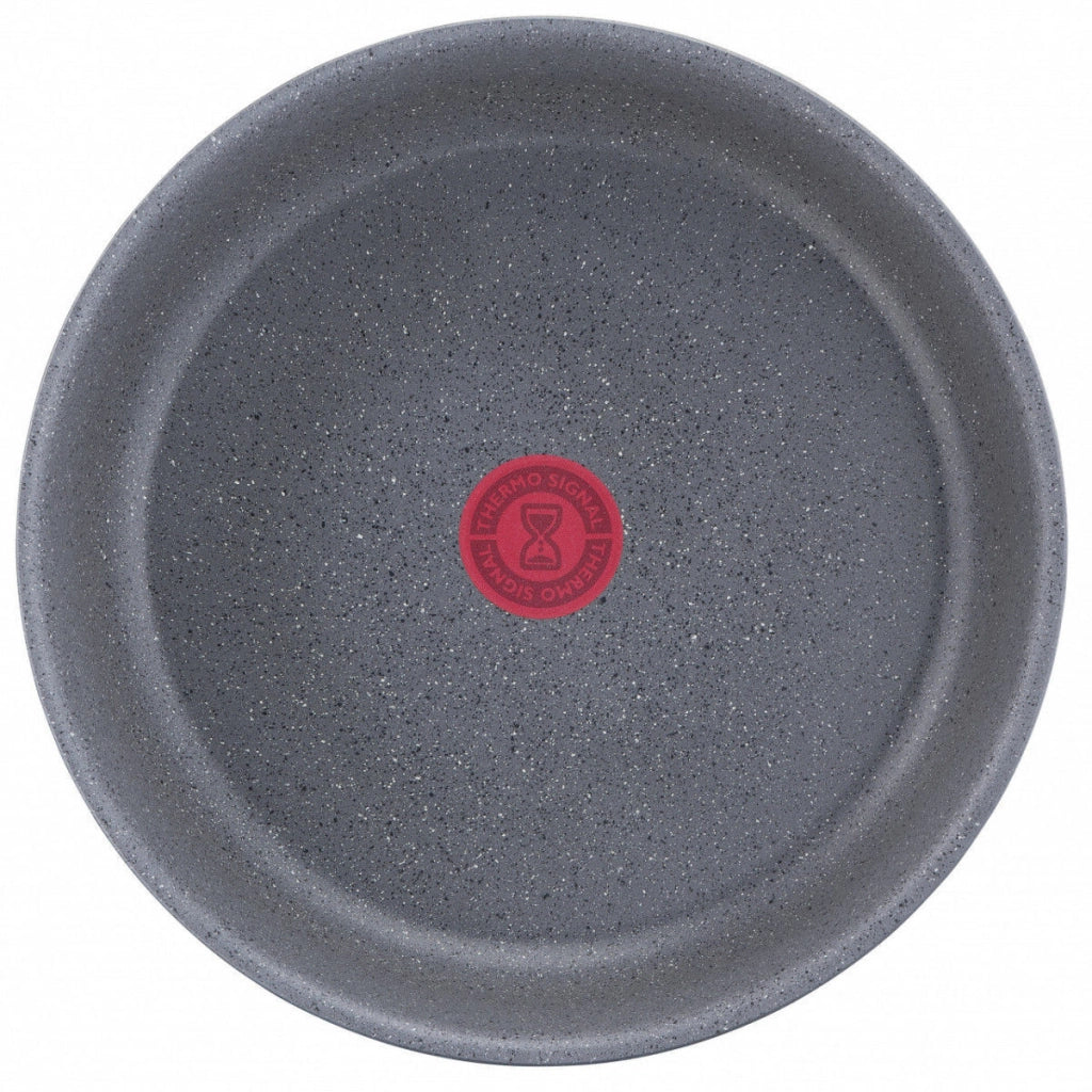 Lagostina 012164040124 Ingenio Mineralis Padella Antiaderente 24 cm Alluminio Riciclato Manico Rimovibile Induzione colore Grigio