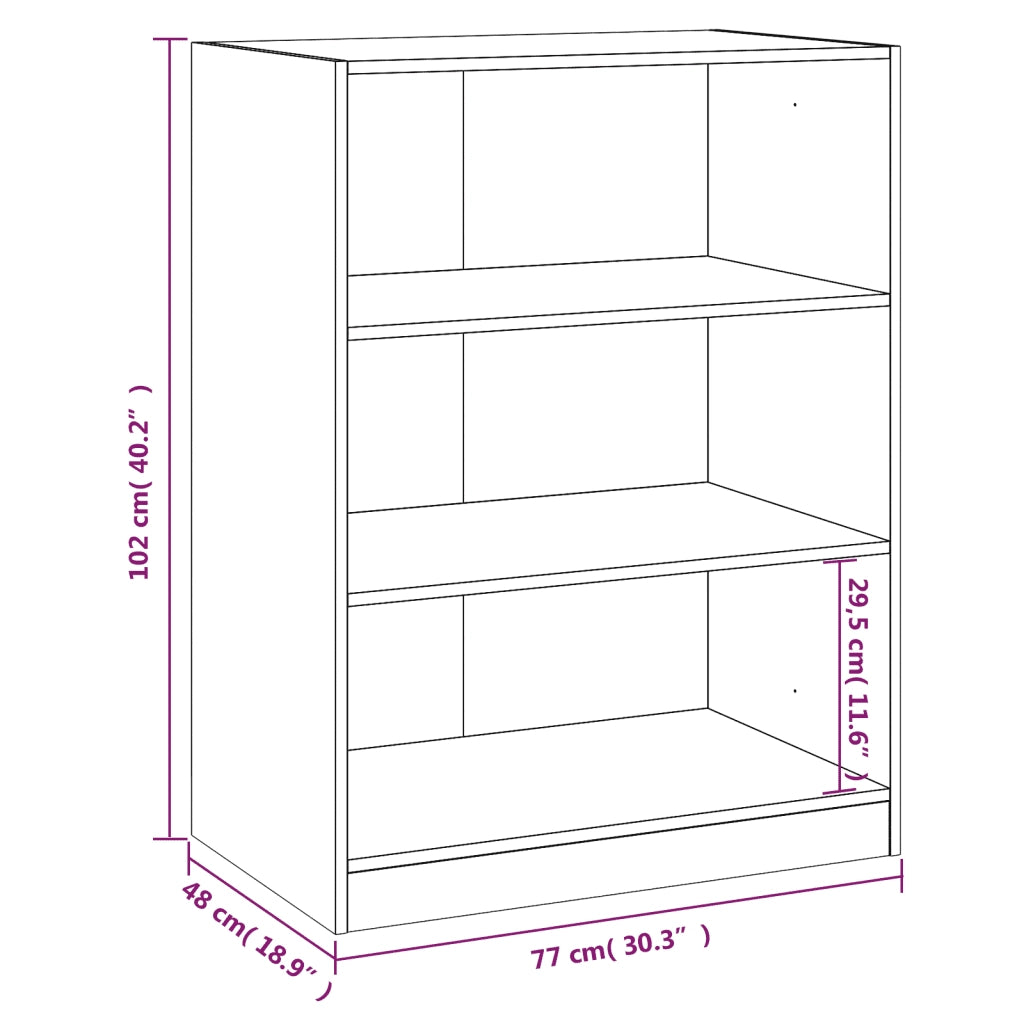 Armadio Bianco 77x48x102 cm in Legno Multistrato CFW1242700