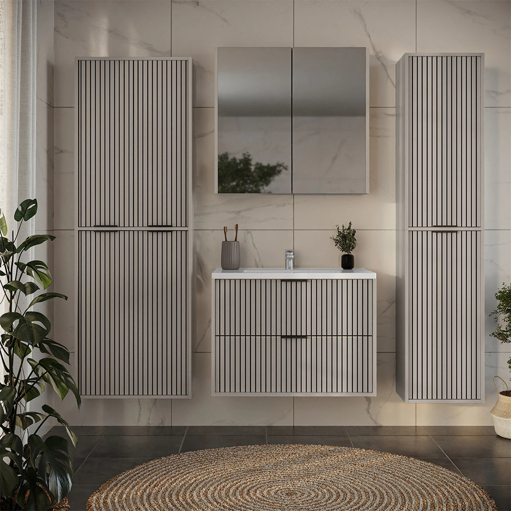 Vicco Set di mobili da bagno Cachemire 4 parti