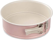 Spruzzino a forma di fiore Ø 20 cm - rivestimento antiscivolo - design retro - rosa/crema