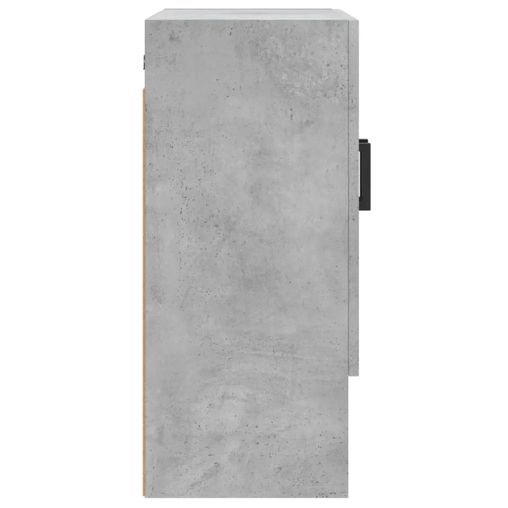 Armadietto a Muro | Mobile a Parete Grigio Cemento 60x31x70 cm Legno Multistrato