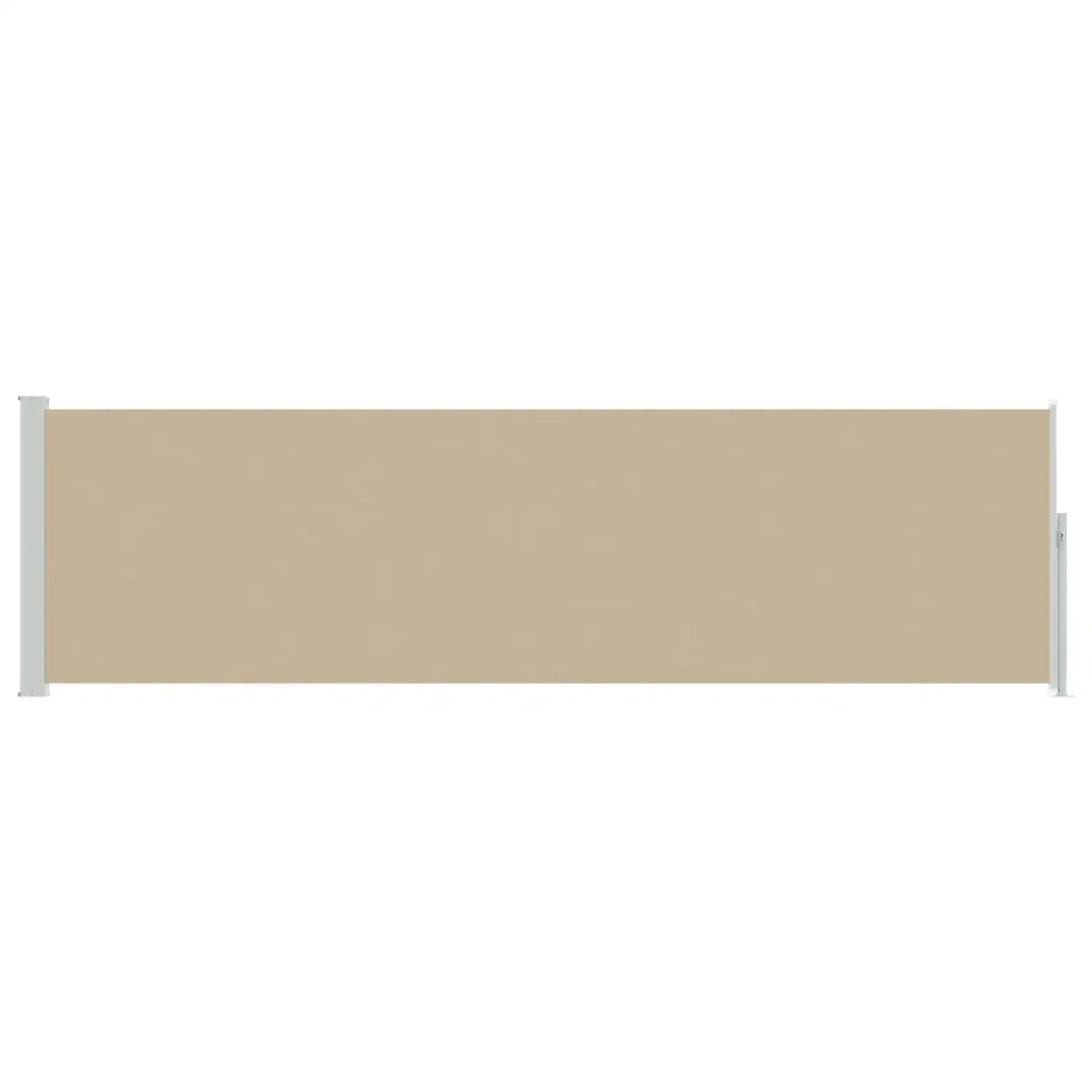 Tenda da Sole | Tenda laterale retrattile Beige 500 x 117 cm Poliestere