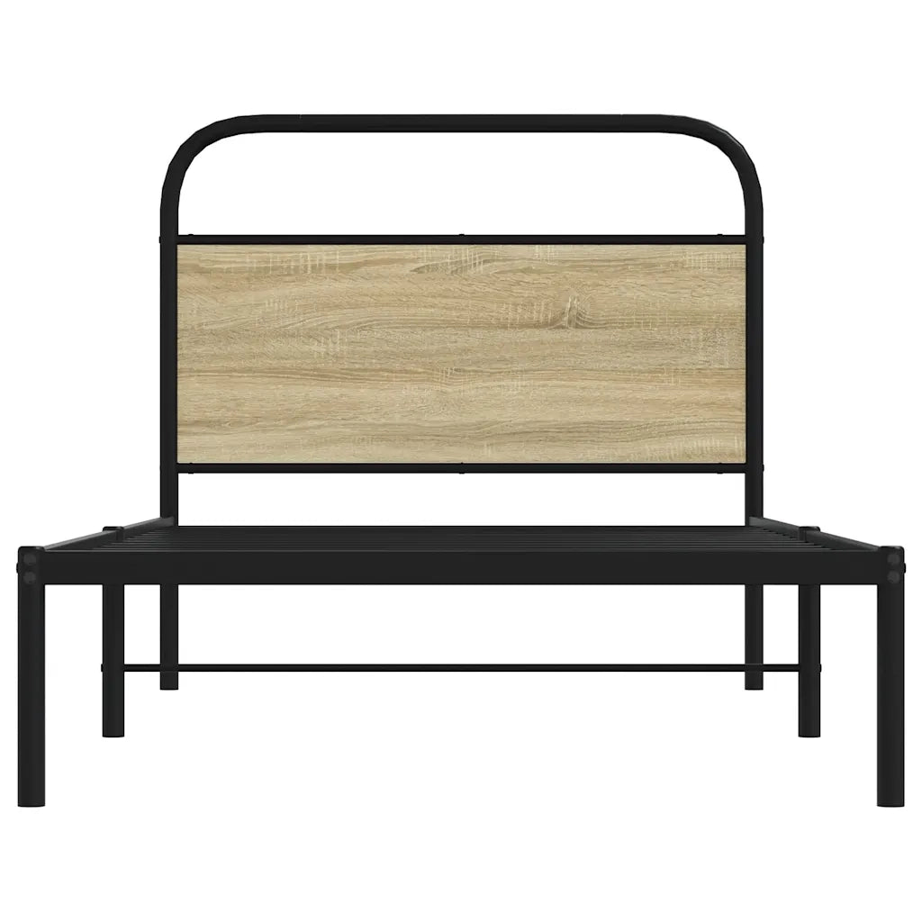 Giroletto senza Materasso Rovere Sonoma 90x200 cm in Truciolato 4100251