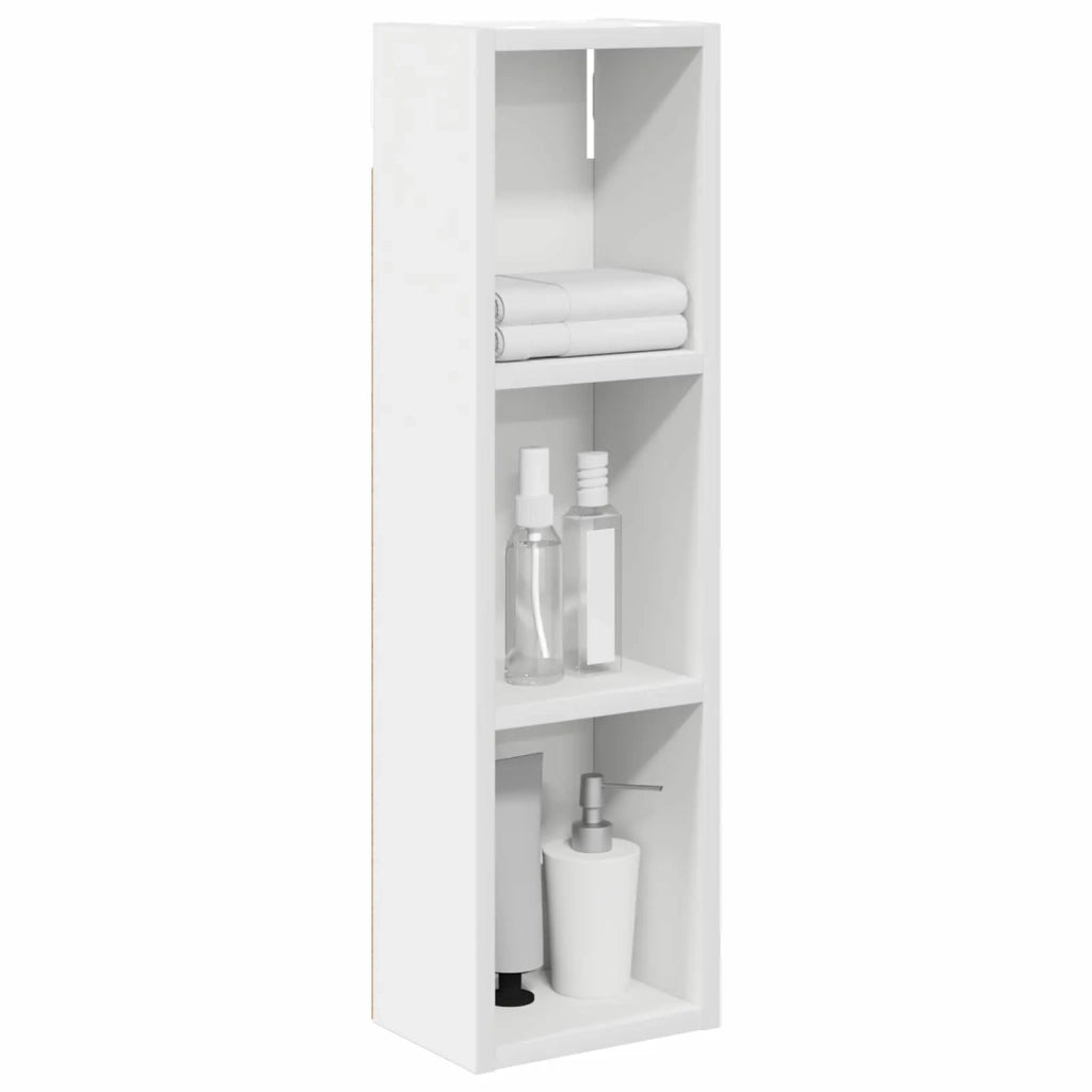 Armadio da bagno a muro con lo scaffale Bianco 20 x 14 x 70 cm 889295