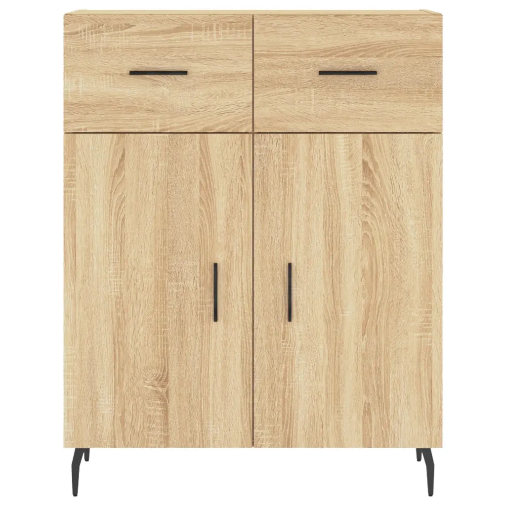 Credenza Rovere Sonoma 69,5x34x90 cm in Legno Multistrato 827999