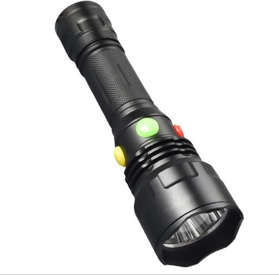Lampada a LED multicolore per segnalazioni ferroviarie - 1000 lumen - IPX6 impermeabile - magnetica - bianco rosso giallo verde - illuminazione all'aperto