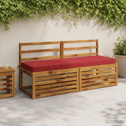 Cuscini per Panchina a 2 Pezzi SOEST 2 pz 100% Poliestere 950297