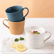 Set di Mokka per Natale - Caffettiera in Ceramica con Cucchiaio - Adatto a Microonde/Forno - Disponibile in Molti Colori
