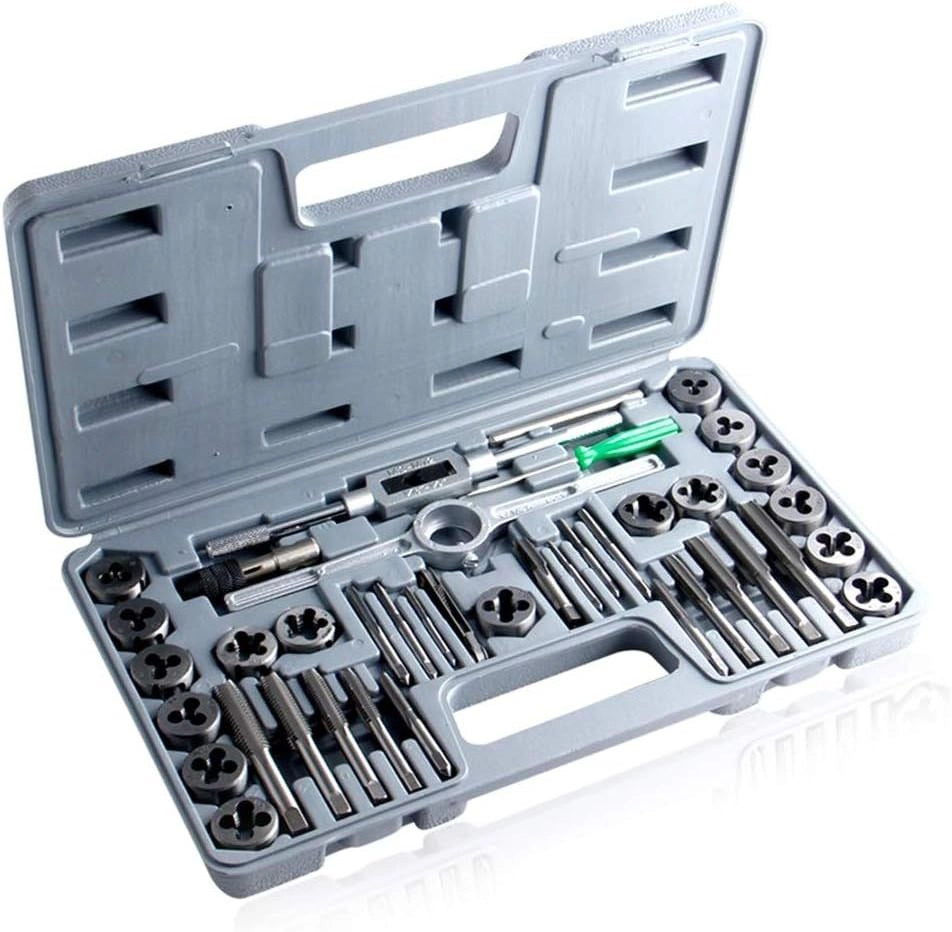 KIT FILIERA 40 PZ  MASCHI E FEMMINE KIT FILIERE 40 PZ IN VALIGIA