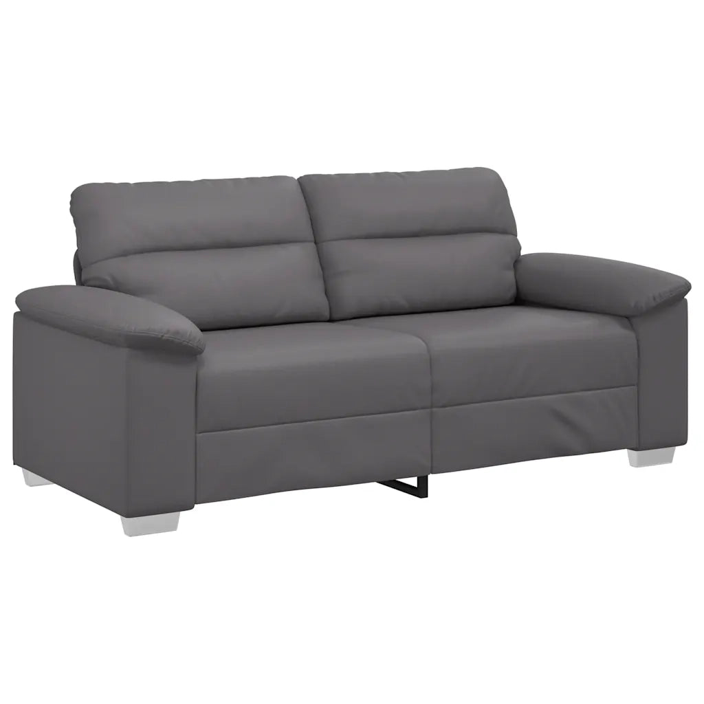 Divano a 2 posti Grigio in Similpelle 180x81x84 cm 4105340
